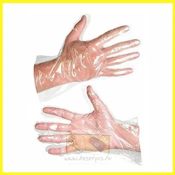 PE fóliakesztyű