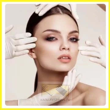  púdermentes vizsgálókesztyű 