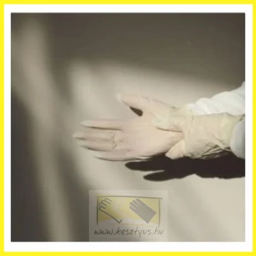 MAXTER LATEX S púderezett vizsgáló kesztyű 5.5 gr  /100db