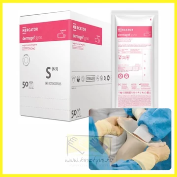 nőgyógyászati sebészeti kesztyű