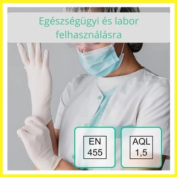 fehér nitril kesztyű