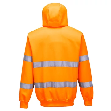 B305ORRXXL Portwest Hi-Vis cipzáros pulóver