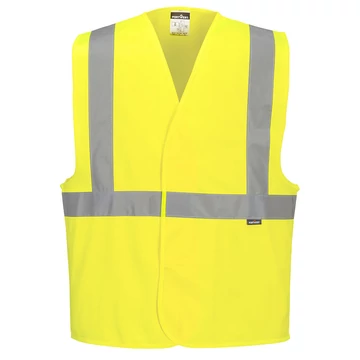 C472YERL/XL Portwest Jól láthatósági egy csíkos mellény