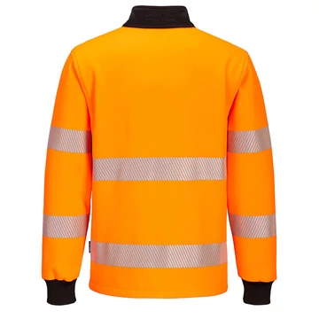 PW326OBR5XL Portwest PW3 Hi-Vis 1/4 Zip melegítőfelső