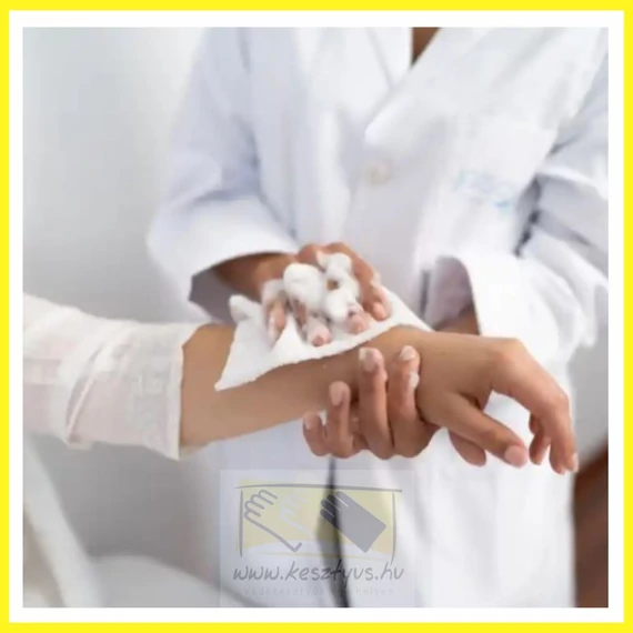 egyszerhasználatos szappanos mosdatószivacs