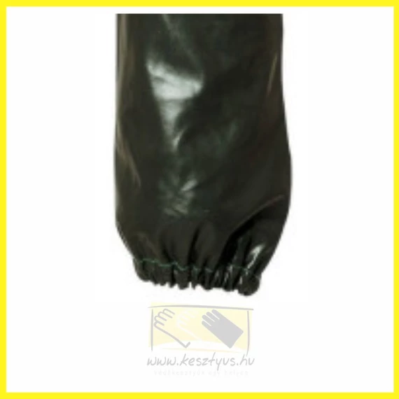 VÁLLIG ÉRŐ, HOSSZÚSZÁRÚ, SAV-,LÚG-, OLAJÁLLÓ KESZTYŰ