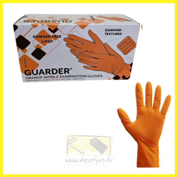 narancssárga szerelőkesztyű