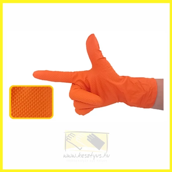 narancssárga szerelőkesztyű