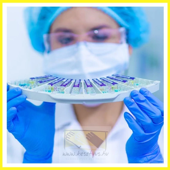  Púdermentes nitril kesztyű