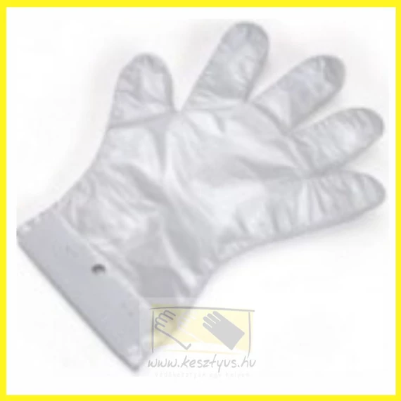 HDPE akasztható, téphető  M fólia kesztyű  /100db/csomag
