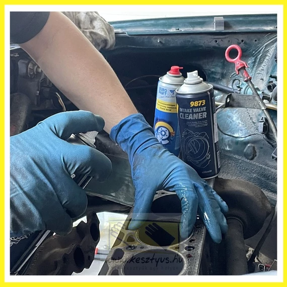 AMBULANCE HIGH RISK PF. S-es vastag latex szerelőkesztyű – vegyszerálló kivitel / 50 db