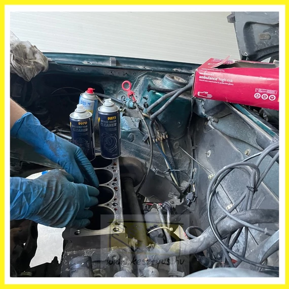 AMBULANCE HIGH RISK PF. S-es vastag latex szerelőkesztyű – vegyszerálló kivitel / 50 db