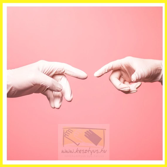 DERMAGEL COATED LATEX PF. XS-es latex kesztyű /100db