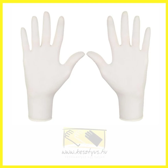 DERMAGEL COATED LATEX PF. XS-es latex kesztyű /100db