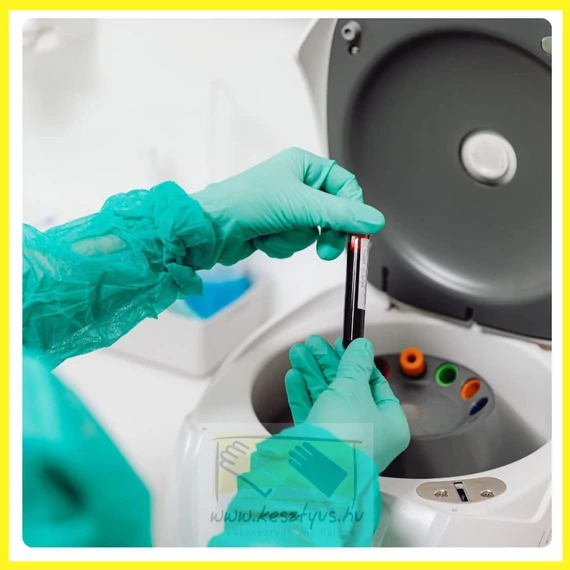 NITRYLEX GREEN PF. XS zöld púdermentes nitril kesztyű /100db