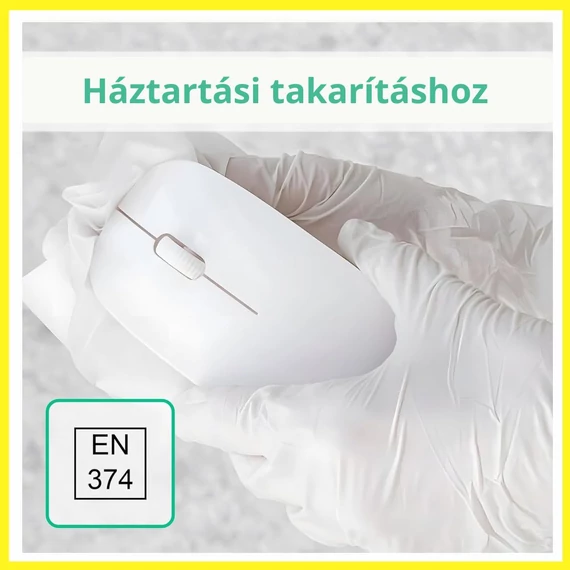 FEHÉR NITRIL KESZTYŰ