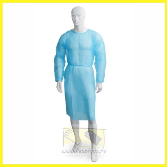 OPERO M LÁTOGATÓI KÖPENY,  medical felhasználásra, SMMMS anyag, rugalmas mandzsetta / 10 db