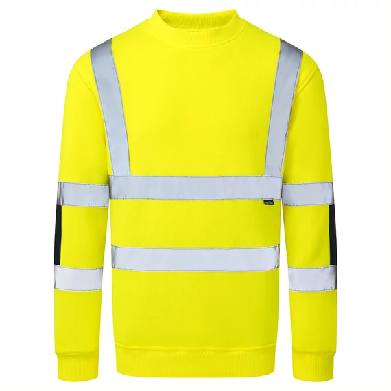 B313YER4XL Portwest Hi-Vis kötött pulóver