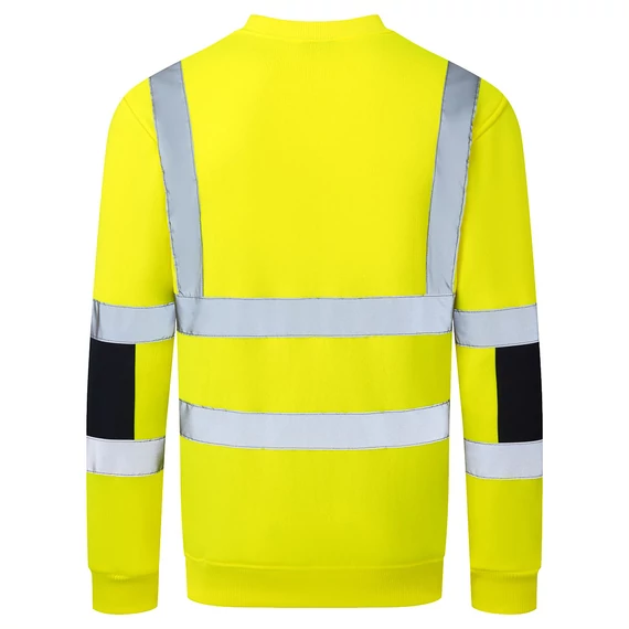 B313YER4XL Portwest Hi-Vis kötött pulóver