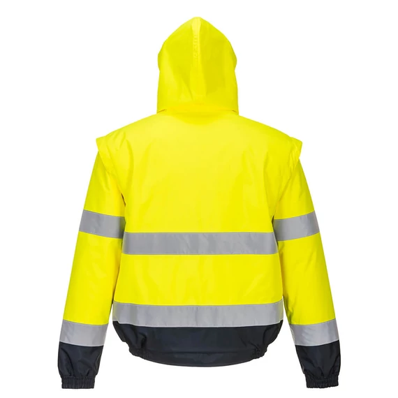 C468YER4XL Portwest Hi-Vis 2 az 1-ben kabát