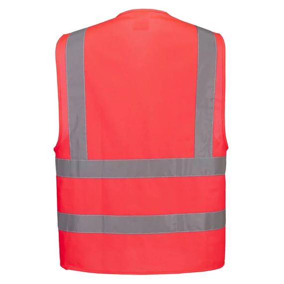 C470RERS/M Portwest Jól láthatósági két csíkos mellény