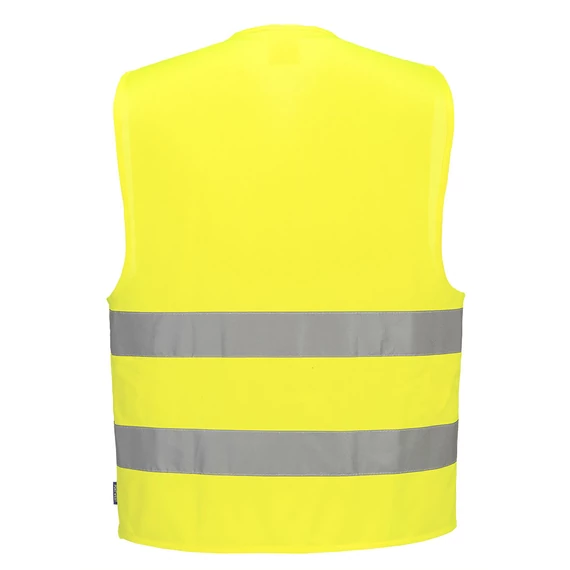 C474YER4X/5X Portwest Jól láthatósági két csíkos mellény