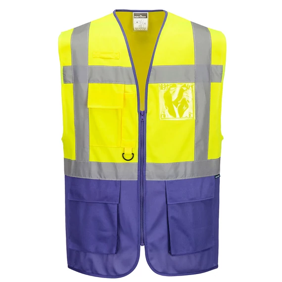 C476YPRXXL Portwest Jól láthatósági Warsaw vezetői mellény