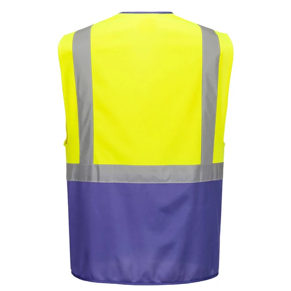 C476YPRXXL Portwest Jól láthatósági Warsaw vezetői mellény