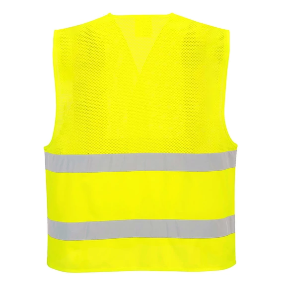 C494YER4X/5X Portwest Hi-Vis hálós mellény