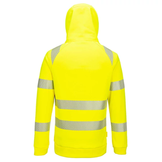 DX482YBR4XL Portwest DX4 Hi-Vis 1/4 Zip Hoodie