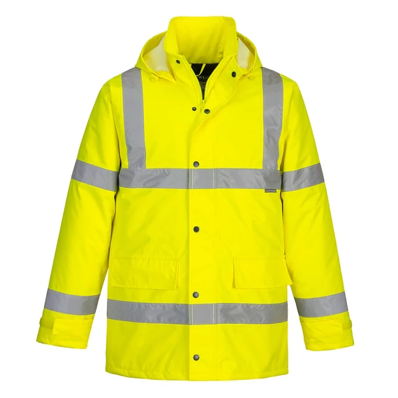 ES460YER4XL Portwest Essential Hi-Vis téli traffic dzseki