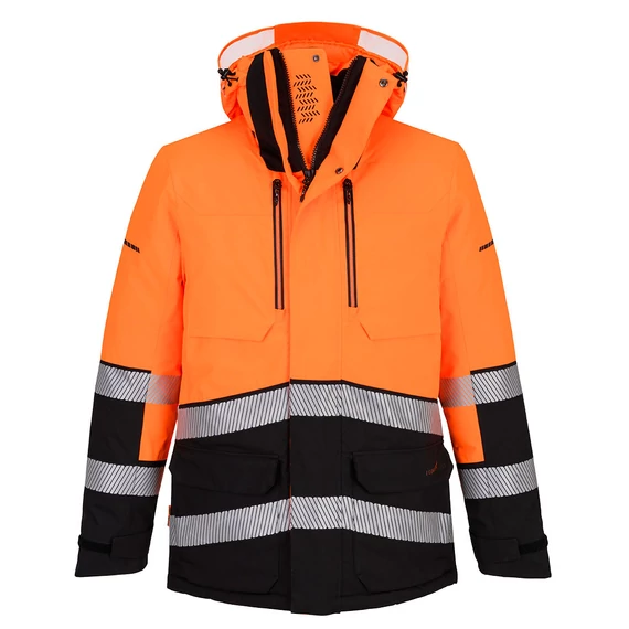 EV401OBRL Portwest EV4 Hi-Vis Expedition Parka télikabát