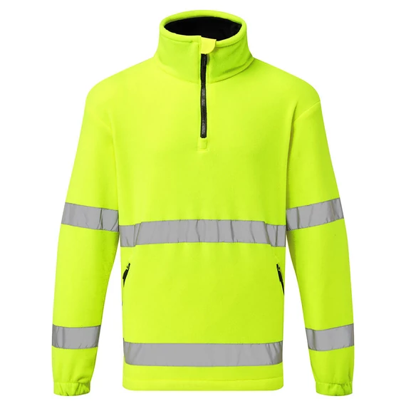 F302YERL Portwest Hi-Vis 1/2 Zip polár