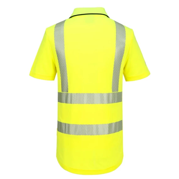 KX302YER4XL Portwest KX3 Sport Hi-Vis cipzáras pólóing