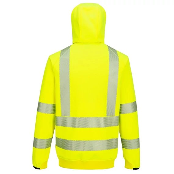 KX303YER4XL Portwest KX3 Sport Hi-Vis cipzáras pulóver