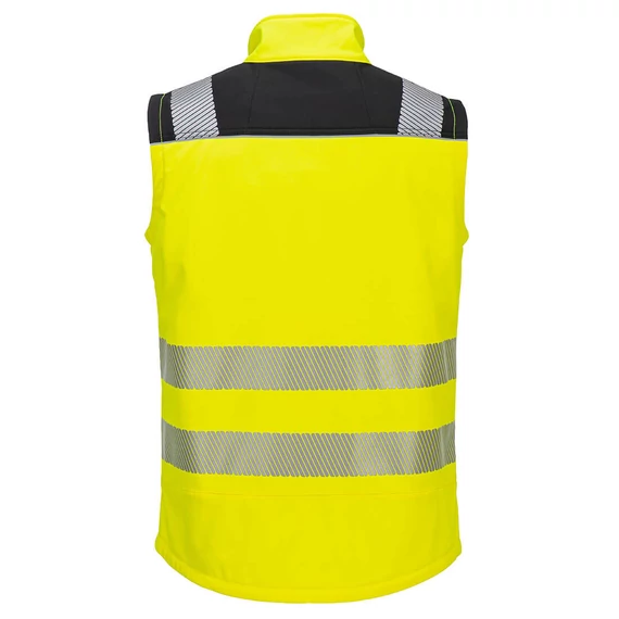 PW325YBR4XL Portwest Hi-Vis Softshell Gilet mellény