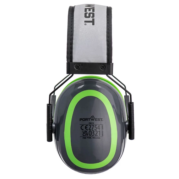 PW72GGN Portwest HV Extreme Ear Defenders Low