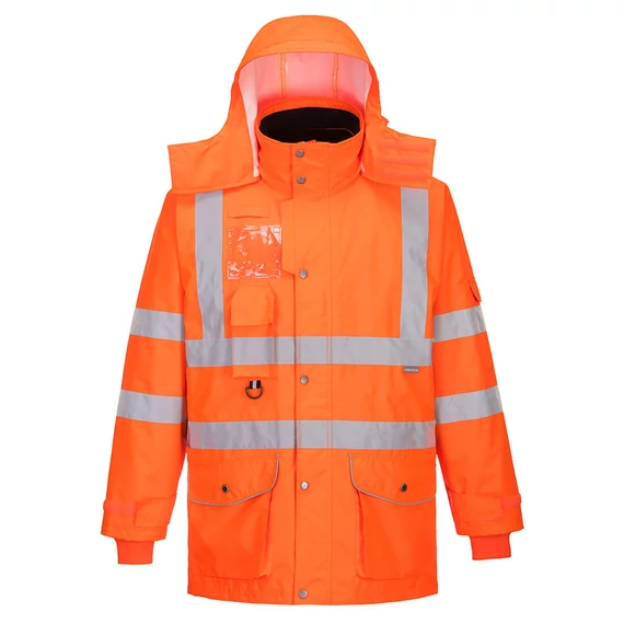 RT27ORR4XL Portwest Hi-Vis 7-in-1 kabát GO/RT