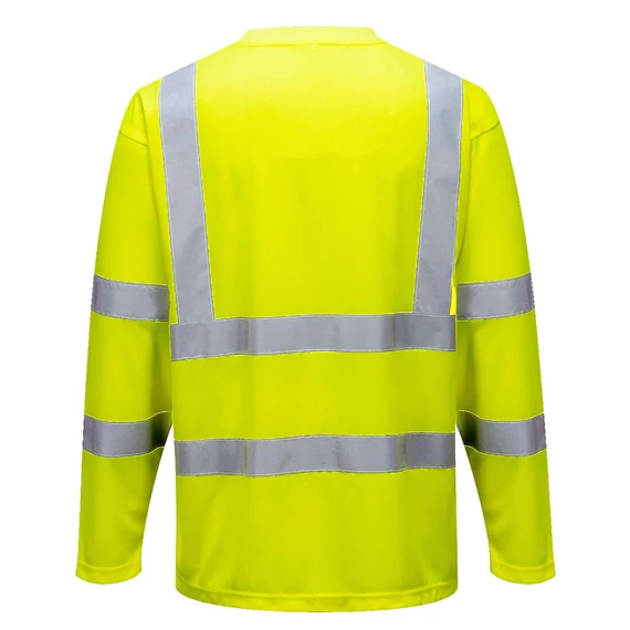 S178YERL Portwest Hi-Vis hosszú ujjú póló