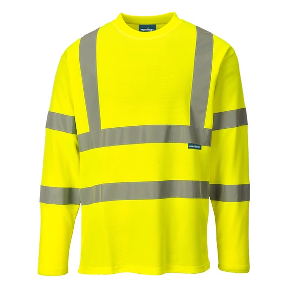 S278YER4XL Portwest Hi-Vis hosszú ujjú pólóing