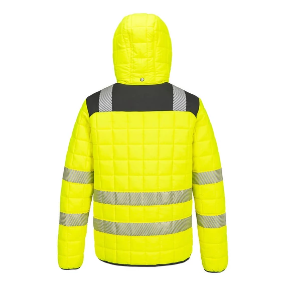 T165YBR4XL Portwest PW3 Hi-Vis Square baffle kabát
