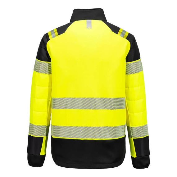 T170YBR4XL Portwest PW3 Hi-Vis Hybrid Baffle kabát