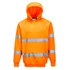 B304ORR4XL Portwest Jól láthatósági, kapucnis pulóver