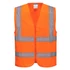 C375ORR4XL Portwest Hi-Vis cipzáras mellény