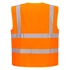 C375ORR4XL Portwest Hi-Vis cipzáras mellény