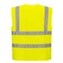 C375YER4XL Portwest Hi-Vis cipzáras mellény