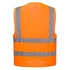 C470ORR4X/5X Portwest Jól láthatósági két csíkos mellény