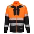 DX490OBR4XL Portwest DX4 Hi-Vis Class 1 funnel nyakú cipzáras pulóver