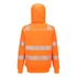 PW321ORR4XL Portwest PW321 Hi-Vis téli cipzáras pulóver