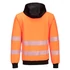 PW327OBR4XL Portwest PW3 Hi-Vis cipzáras kapucnis pulóver